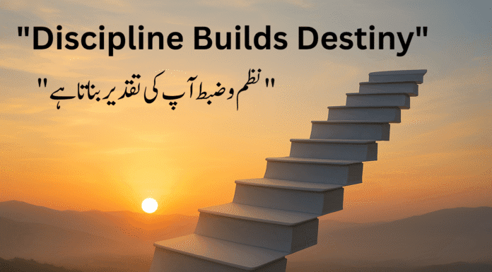 10 Motivational Quotes on Self-Discipline & Consistency Motivational quotes on self-discipline and consistency in Urdu