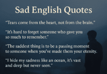 10 Heartbreaking Sad English Quotes That Will Touch Your Heart (With Meaning) Add or update your featured image's alt text to include the focus keyword, e.g., alt="sad english quotes with meaning".