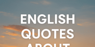 English Quotes About Life
