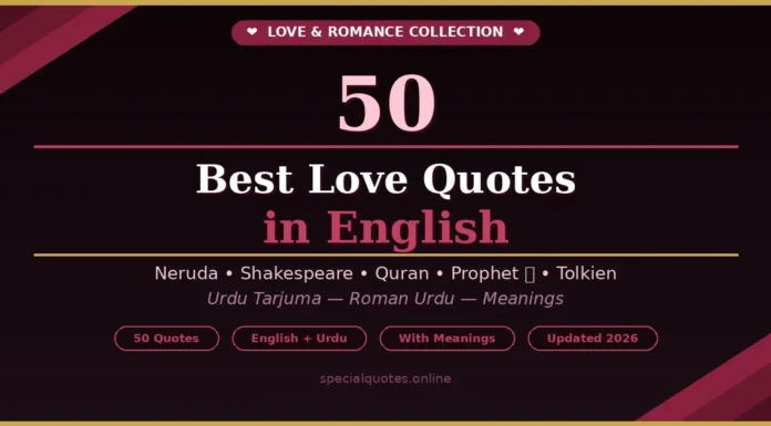 50 Best Love Quotes in English with Urdu Translation love quotes in English with Urdu translation