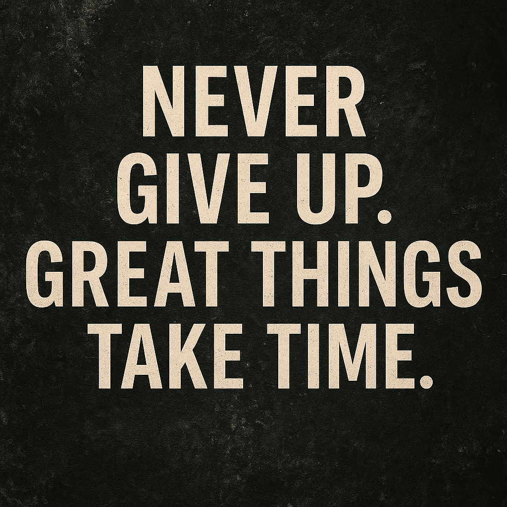 Motivational Quote Image – Never Give Up