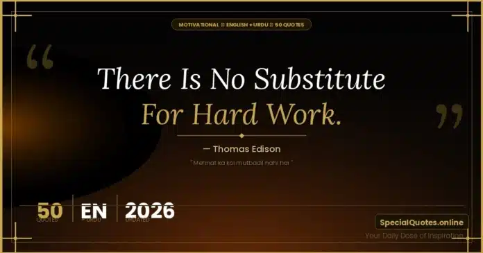 hard work quotes in English with Urdu translation