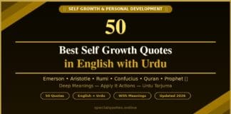 50 Best Self Growth Quotes in English with Urdu Translation self growth quotes in English with Urdu translation
