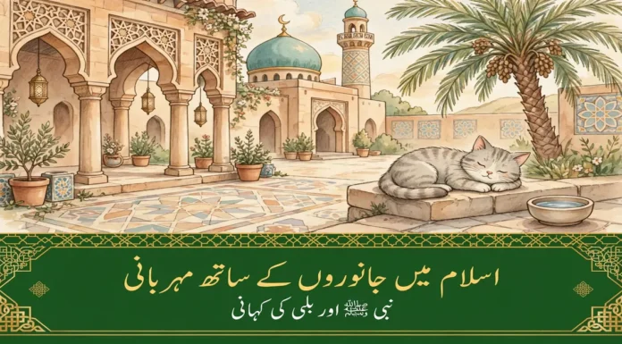 اسلام میں جانوروں کے ساتھ مہربانی – نبی ﷺ اور بلی کی کہانی اسلام میں جانوروں کے ساتھ مہربانی
